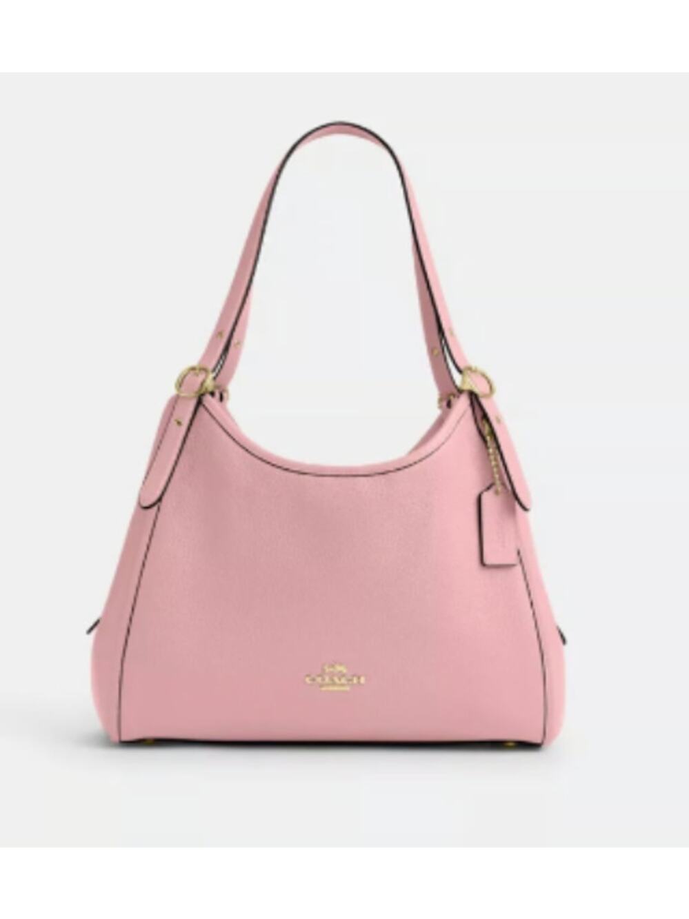Coach Erin Shoulder Bag Refined pebble Leather CAQ86 Soft Pink NWT